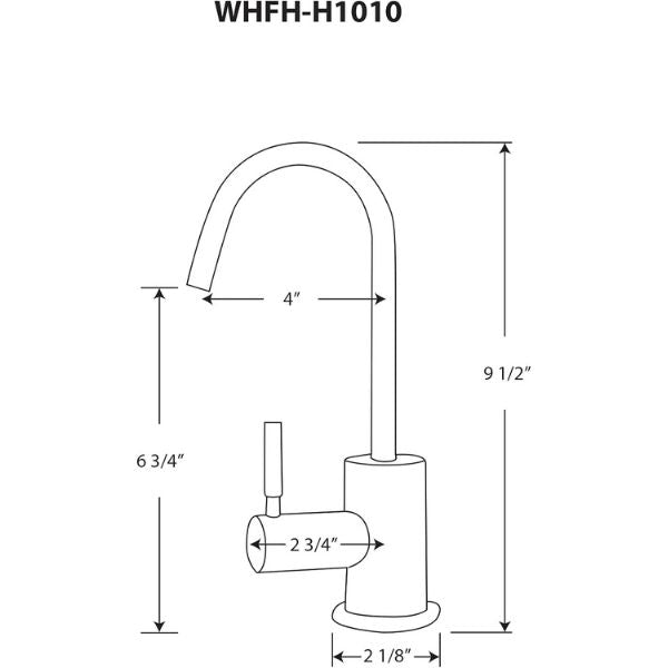Whitehaus Collection Forever Point of Use Instant Hot Water Faucet Oil-Rubbed Bronze