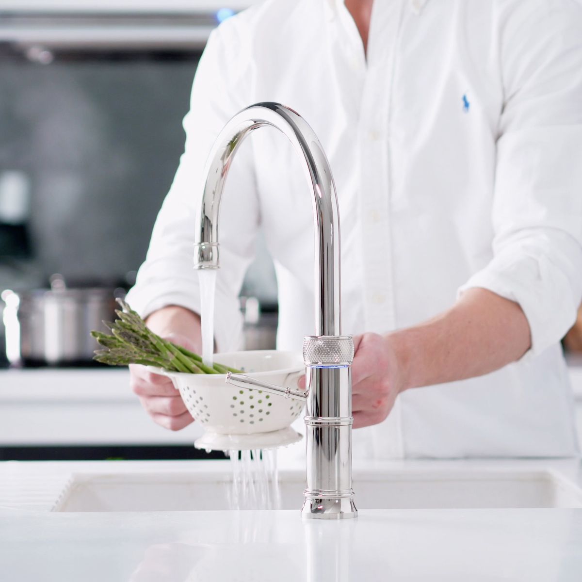 Quooker Classic Fusion Round Boiling Water Tap Nickel