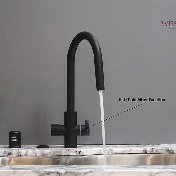 Westbrass HotMaster 4 in 1 Instant Hot Water Tap | Matt Black